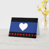 Voet trots vlag kaart (Gele Bloem)