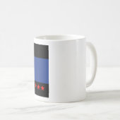 Voet trots vlag koffiemok (Voorkant rechts)