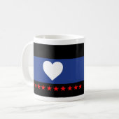 Voet trots vlag koffiemok (Voorkant links)