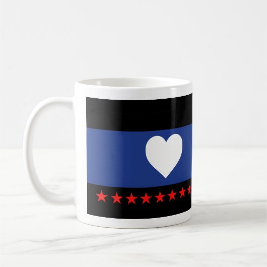 Voet trots vlag koffiemok (Links)