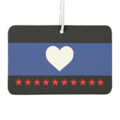 Voet trots vlag luchtverfrisser (Achterkant)