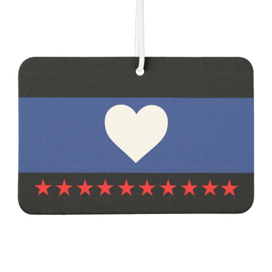 Voet trots vlag luchtverfrisser (Voorkant)