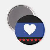 Voet trots vlag magneet (Voorkant / Achterkant)