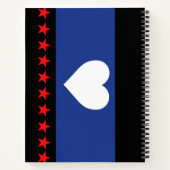 Voet trots vlag notitieboek (Achterkant)