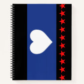 Voet trots vlag notitieboek (Voorkant)