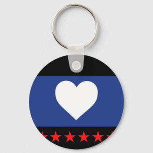 Voet trots vlag sleutelhanger