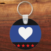 Voet trots vlag sleutelhanger (Voorkant)