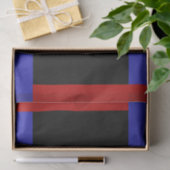 Voet trots vlag (voetafdruk) tissuepapier (Geschenk)