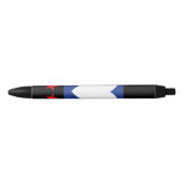 Voet trots vlag zwarte inkt pen (Voorkant)