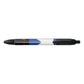 Voet trots vlag zwarte inkt pen (Achterkant)