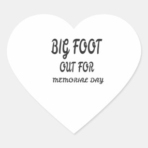 VOET UIT VOOR MEMORIEEL HART STICKER