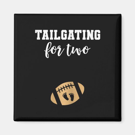 Voet zwangerschap aankondiging Fall Door Reveal  Magneet (Voorkant)