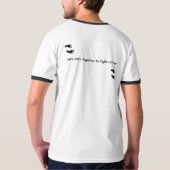 voetafdruk2, voetprint2, Laten we samen lopen naar T-shirt (Achterkant volledig)