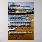 Voetafdruk-1 Poster (Voorkant)