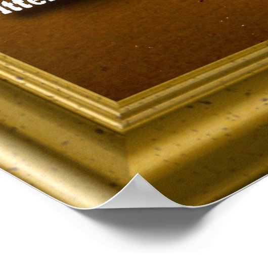 Voetafdruk-2 Poster (Hoek)