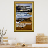 Voetafdruk-2 Poster (Keuken)