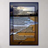 Voetafdruk-4 Poster (Voorkant)