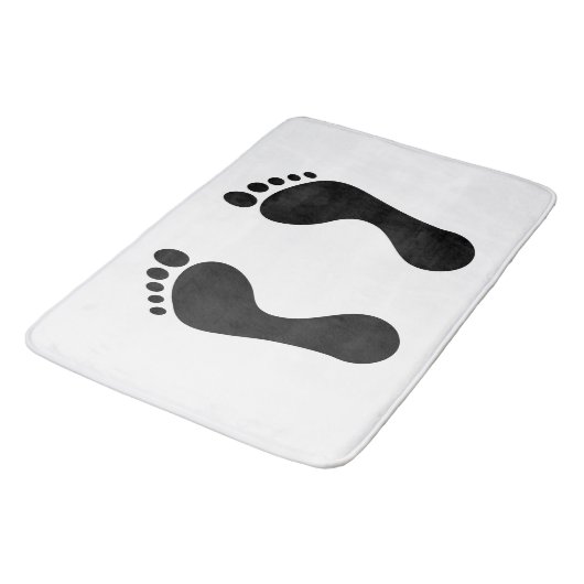 Voetafdruk Bath Mat (Gekanteld)