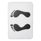 Voetafdruk Bath Mat (Voorkant Verticaal)