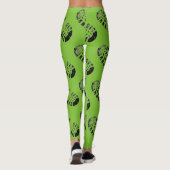 Voetafdruk Broek Green Leggings (Achterkant)