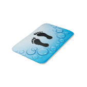 Voetafdruk Design Bath Mat (Gekanteld)
