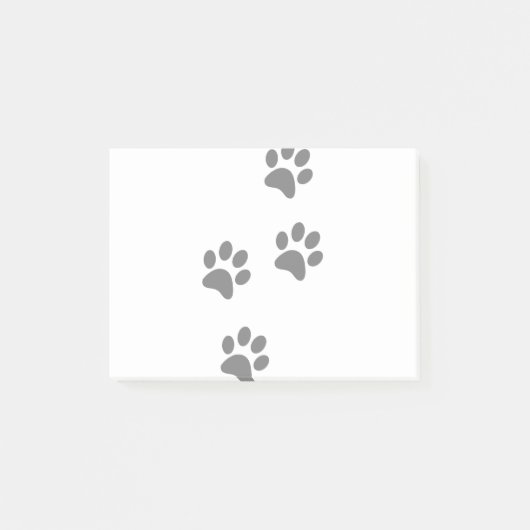 Voetafdruk Dierenhond Paw Cat Post-it® Notes (Voorkant)