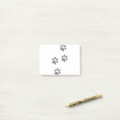 Voetafdruk Dierenhond Paw Cat Post-it® Notes (Op bureau)