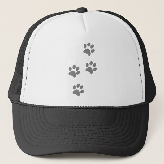 Voetafdruk Dierenhond Paw Cat Trucker Pet (Voorkant)