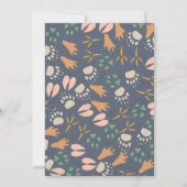 Voetafdruk Dierenvriend Natural Spring Vibes Kaart (Voorkant)