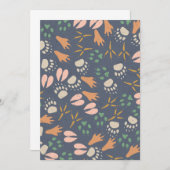 Voetafdruk Dierenvriend Natural Spring Vibes Kaart (Voorkant / Achterkant)