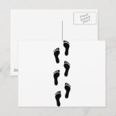 Voetafdruk - Feet Briefkaart (Voorkant / Achterkant)