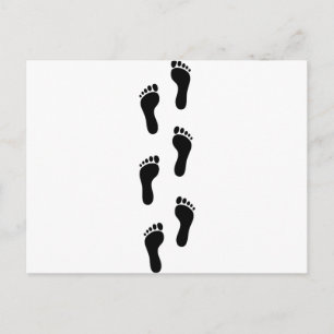 Voetafdruk - Feet Briefkaart
