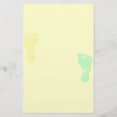 Voetafdruk (Geel en Groen) Papier (Voorkant)