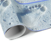 Voetafdruk in de zand cadeaupapier (Rol Hoek)