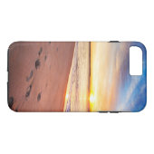 Voetafdruk in de Zand Tough Case van de Telefoon (Achterkant (Horizontaal))