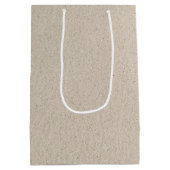 Voetafdruk in strandzand medium cadeauzakje (Achterkant)