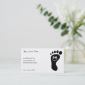 Voetafdruk, Jouw naam hier, Visitekaartje (Staand voorkant)