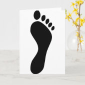 voetafdruk kaart (Gele Bloem)
