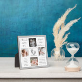 Voetafdruk meerdere foto's grijs fotoplaat (Insitu)