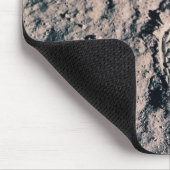 Voetafdruk op het landoppervlak muismat (Hoek)