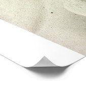 Voetafdruk Poster (Hoek)