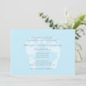 Voetafdruk Uitnodiging of Aankondiging (Staand voorkant)