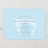 Voetafdruk Uitnodiging of Aankondiging (Voorkant / Achterkant)