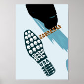 Voetafdruk van de dood poster (Voorkant)