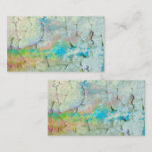 voetafdruk van verffoto's voor visitekaartjes (Voorkant / Achterkant)