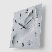 Voetafdruk Vierkante Klok (Hoek)