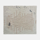 Voetafdruk vlooiendeken fleece deken (Voorkant (Horizontaal))