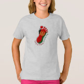 Voetafdrukken AFG Kinder T-shirt (Voorkant)