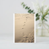 Voetafdrukken Briefkaart (Staand voorkant)