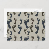 Voetafdrukken Briefkaart (Voorkant / Achterkant)